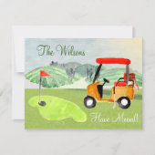 We hebben Golf Cart Greens Retirement Move Aankondiging (Voorkant)