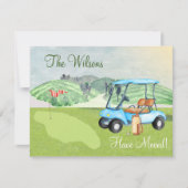 We hebben Golf Cart Greens Retirement Move Aankondiging (Voorkant)