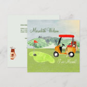 We hebben Golf Cart Greens Sun Budget Move Aankondiging (Voorkant / Achterkant)