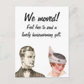 We hebben grappige Vintages verplaatst Aankondigingskaart (Voorkant)