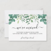 We hebben Greenery Announcement Kaart verplaatst Notitiekaartje (Voorkant)