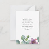 We hebben Greenery Eucalyptus Change of Address ve Notitiekaartje (Achterkant)