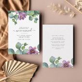 We hebben Greenery Eucalyptus Change of Address ve Notitiekaartje