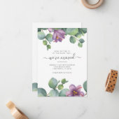 We hebben Greenery Eucalyptus Foliage Moving Notitiekaartje (Voorkant / Achterkant in situ)