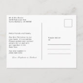 We hebben Grey New Home Bewegd. Aankondigingskaart (Achterkant)