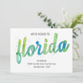 We hebben handgeschilderde Waterverf verplaatst Aankondiging (Staand voorkant)