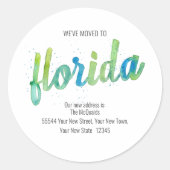 We hebben handgeschilderde Waterverf verplaatst Ronde Sticker (Voorkant)