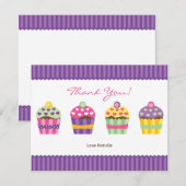 We hebben 'hartslag' Cupcakes Note Card Notitiekaartje (Voorkant / Achterkant)