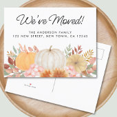 We hebben Herfst verhuisd Aankondiging Briefkaart