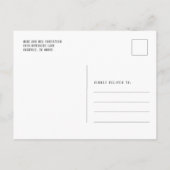 We hebben het adres Sunflower Moving verplaatst Aankondigingskaart (Achterkant)