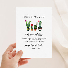 We hebben het adres van de familie gewijzigd aankondiging