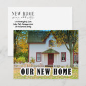 We hebben het adres van je nieuwe homefoto gewijzi aankondigingskaart (Voorkant / Achterkant)