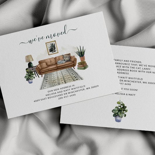 We hebben het adres verplaatst aankondiging