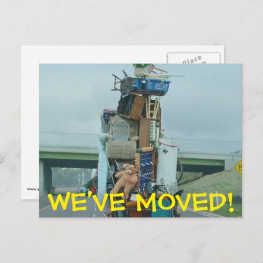 We hebben het Briefkaart Adres gewijzigd (Voorkant / Achterkant)