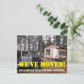 We hebben het Briefkaart Adres gewijzigd (Staand voorkant)