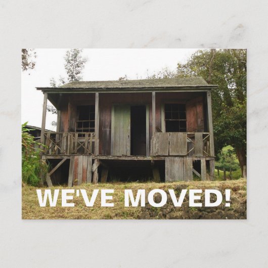 We hebben het Briefkaart Adres gewijzigd (Voorkant)