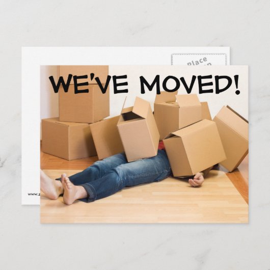 We hebben het Briefkaart Adres gewijzigd (Voorkant / Achterkant)