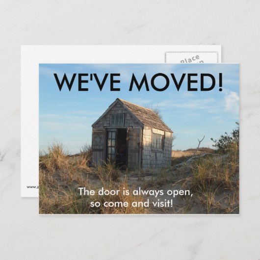 We hebben het Briefkaart Adres gewijzigd (Voorkant / Achterkant)