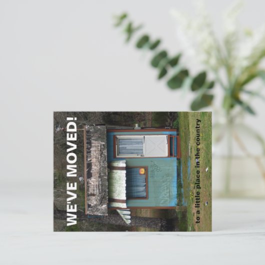 We hebben het Briefkaart Adres gewijzigd (Staand voorkant)