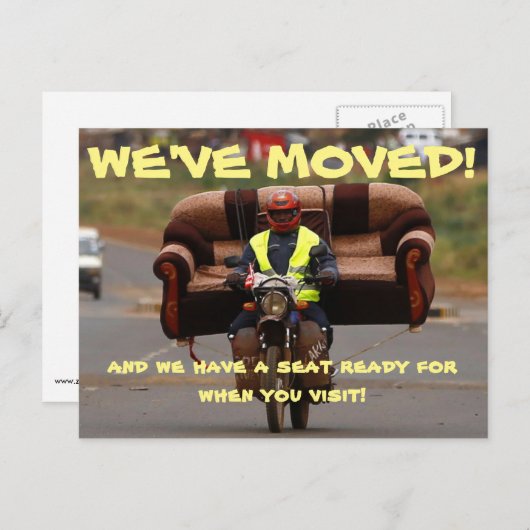 We hebben het Briefkaart Adres gewijzigd (Voorkant / Achterkant)