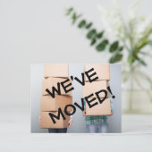 We hebben het Briefkaart Adres gewijzigd (Staand voorkant)