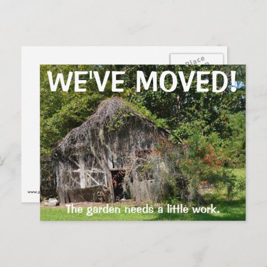 We hebben het Briefkaart Adres gewijzigd (Voorkant / Achterkant)