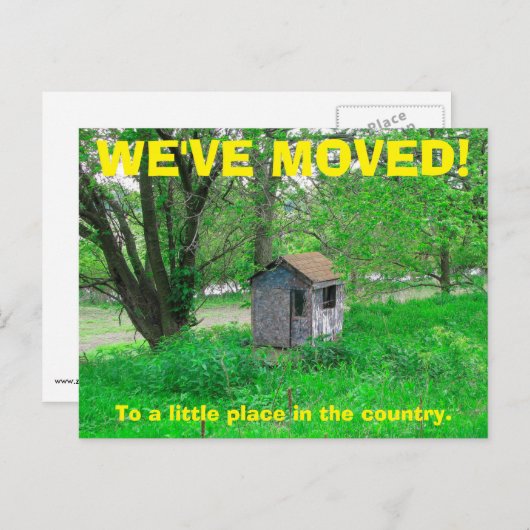 We hebben het Briefkaart Adres gewijzigd (Voorkant / Achterkant)