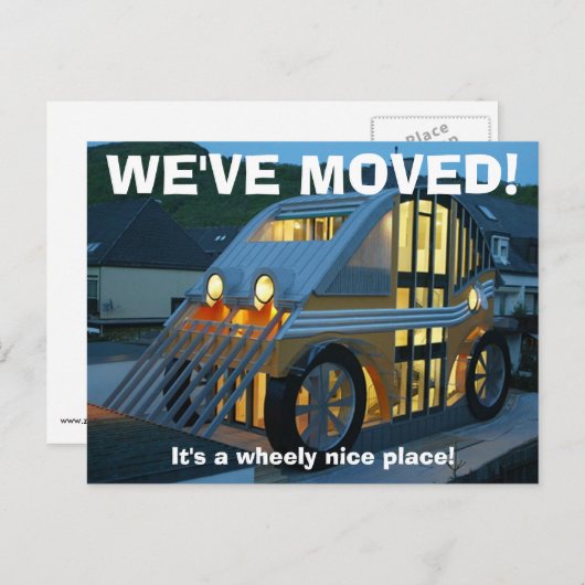 We hebben het Briefkaart Adres gewijzigd (Voorkant / Achterkant)