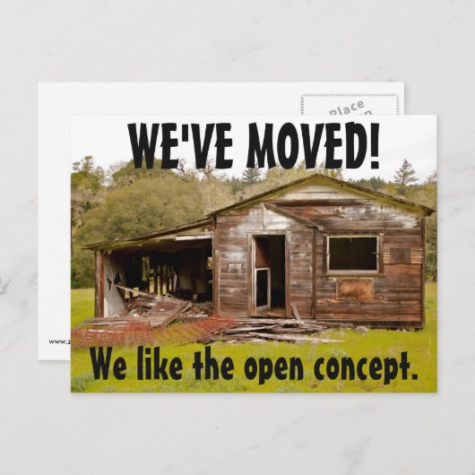 We hebben het Briefkaart Adres gewijzigd (Voorkant / Achterkant)