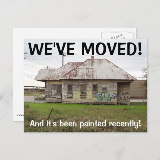 We hebben het Briefkaart Adres gewijzigd (Voorkant / Achterkant)