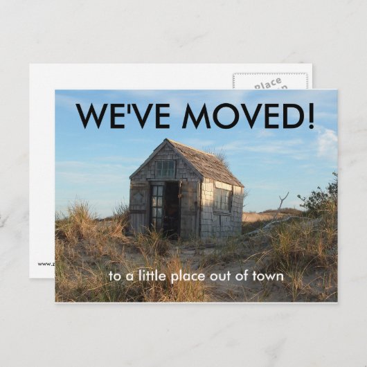 We hebben het Briefkaart Adres gewijzigd (Voorkant / Achterkant)