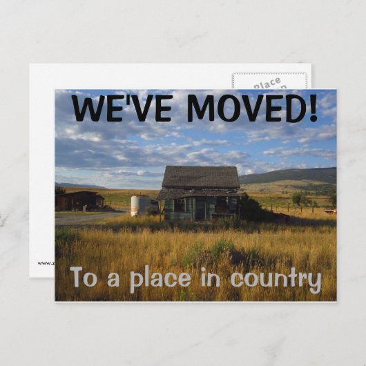 We hebben het Briefkaart Adres gewijzigd (Voorkant / Achterkant)