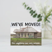 We hebben het Briefkaart Adres gewijzigd (Staand voorkant)