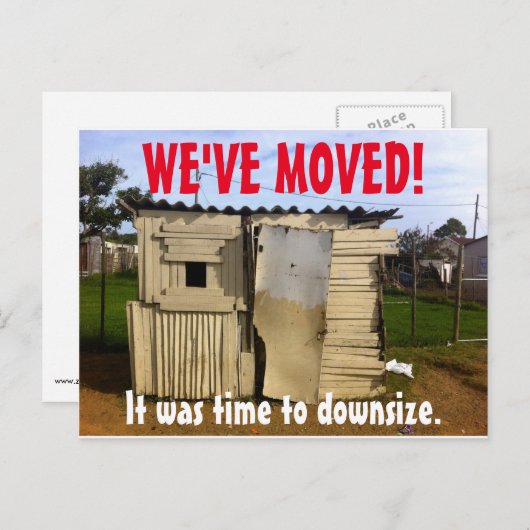 We hebben het Briefkaart Adres gewijzigd (Voorkant / Achterkant)