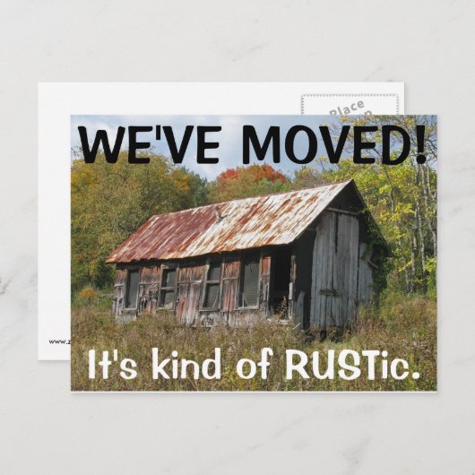 We hebben het Briefkaart Adres gewijzigd (Voorkant / Achterkant)