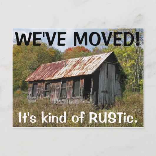 We hebben het Briefkaart Adres gewijzigd (Voorkant)