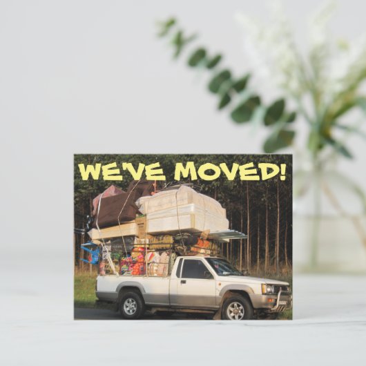 We hebben het Briefkaart Adres gewijzigd (Staand voorkant)