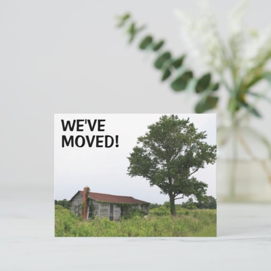 We hebben het Briefkaart Adres gewijzigd (Staand voorkant)