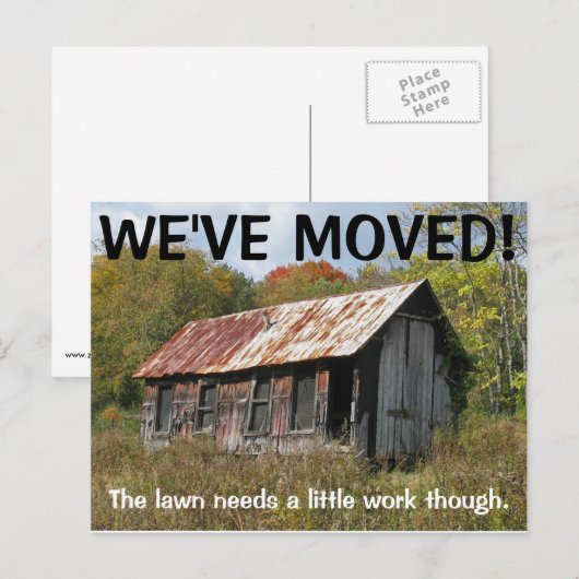 We hebben het Briefkaart Adres gewijzigd (Voorkant / Achterkant)