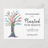 We hebben het Briefkaart 'Familieboomaankondiging' (Voorkant)