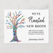 We hebben het Briefkaart 'Familieboomaankondiging' (Voorkant)