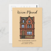 We hebben het Briefkaart 'New Home Moving Announce (Voorkant / Achterkant)