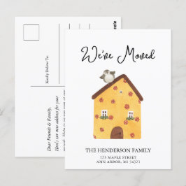 We hebben het Briefkaart 'New Home Moving Announce