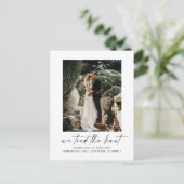 We hebben het Briefkaart van de aankondiging van d (Staand voorkant)