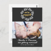 WE HEBBEN HET Briefkaart VAN DE AANkondiging van h (Voorkant / Achterkant)