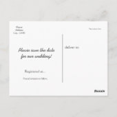 WE HEBBEN HET Briefkaart VAN DE AANkondiging van h (Achterkant)