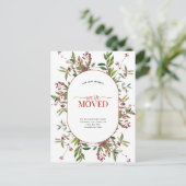 We hebben het Briefkaart van de aankondiging van W (Staand voorkant)