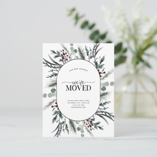 We hebben het Briefkaart van de Botanische Aankond (Staand voorkant)