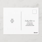 We hebben het Briefkaart 'Verschuivende aankondigi (Achterkant)