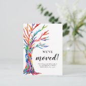 We hebben het Briefkaart 'Verschuivende aankondigi (Staand voorkant)